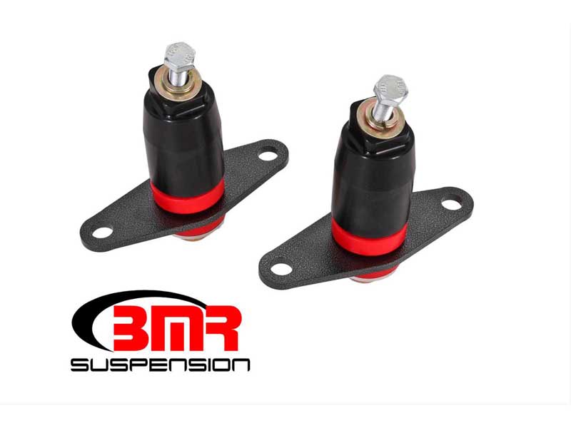 BMR MM009 Motor Mount Kit, Polyurethane Bushings, Black Anodized for 2016-2024 Camaro