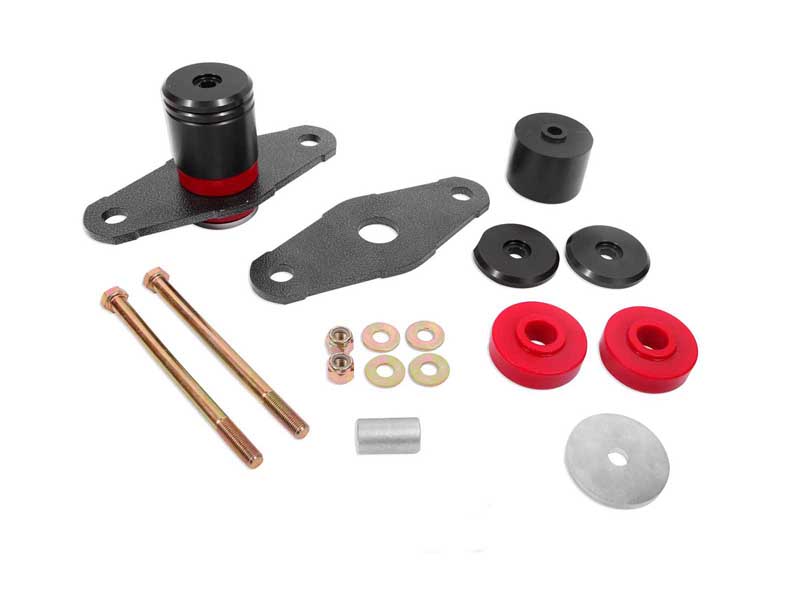 BMR MM110 Motor Mount Kit, Polyurethane Bushings, Black Anodized for 2011-2023 Challenger & Charger