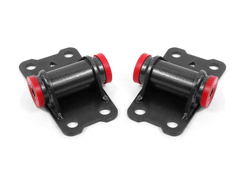BMR MM332H Motor Mount Kit, Lower, Poly, Black Hammertone for 1982-1992 F-Body