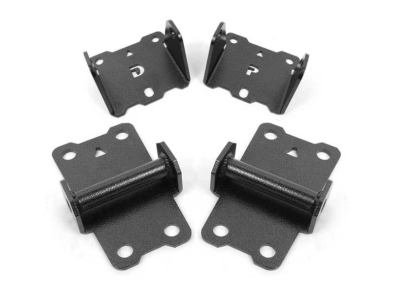 BMR MM333H Motor Mount Kit, Upper And Lower, Solid (MM331 And MM334), Black for 1982-1992 F-Body