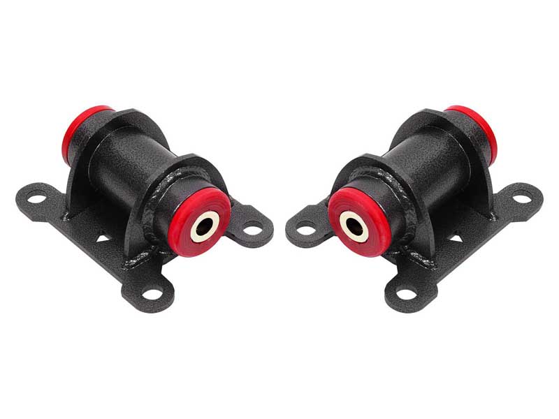 BMR MM340H Motor Mount Kit, Engine Side, Poly Bushings, Steel, LS Only, Black for 1998-2002 F-Body