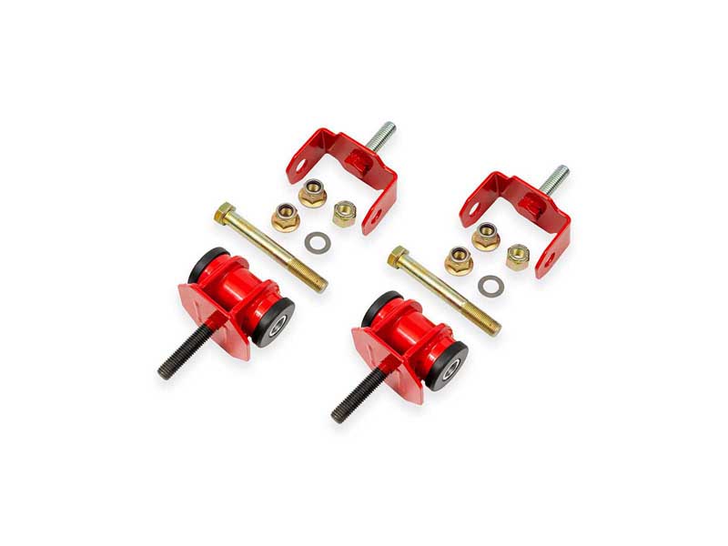 BMR MM551R Motor Mount Kit, Solid Aluminum, Red for 1997-2013 Corvette C5-C6