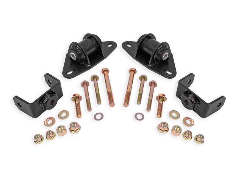 BMR MM571H Motor Mount Kit, Solid Delrin, Black Hammertone for 2014-2019 Corvette C7 & Z06