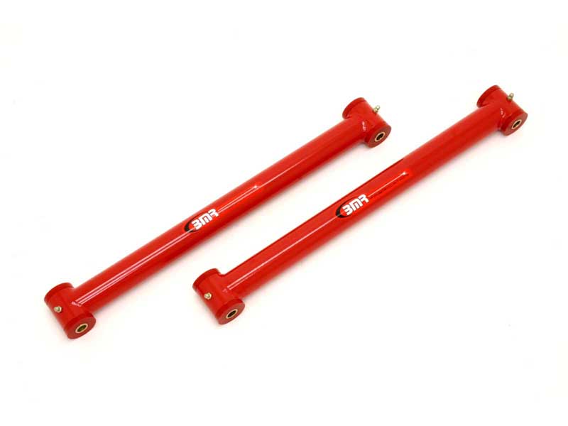 BMR MTCA001R Lower Control Arms, Chrome Moly, Non-Adj With Poly Bushings, Red for 1982-2002 F-Body