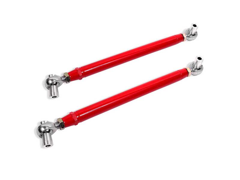 BMR MTCA003R Lower Control Arms, Double Adj With Rod Ends, Red, 1982-2002 F-Body, 1978-1987 G-Body