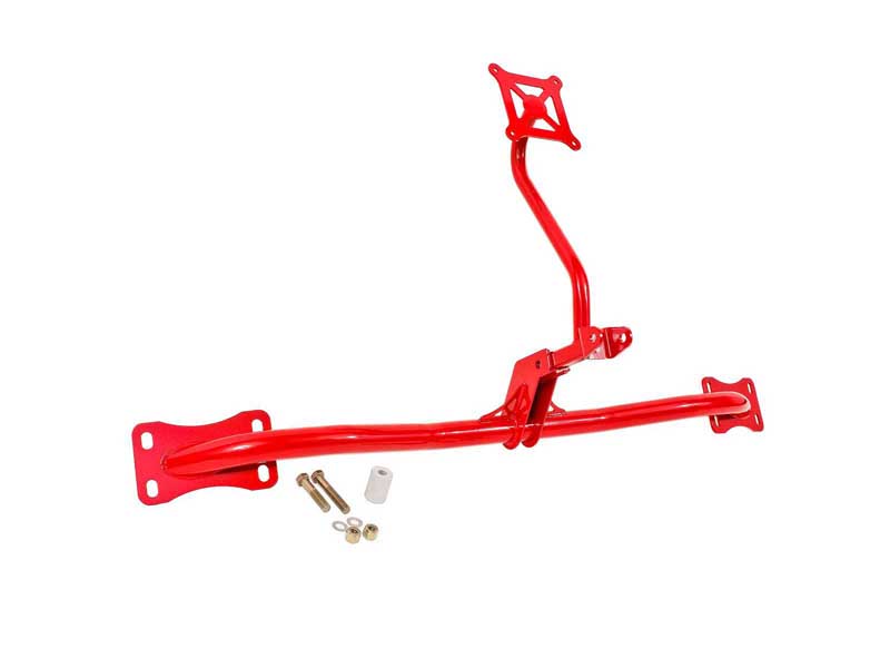 BMR PM001R Parachute Mount, Bolt-on, Red for 2005-2014 Mustang