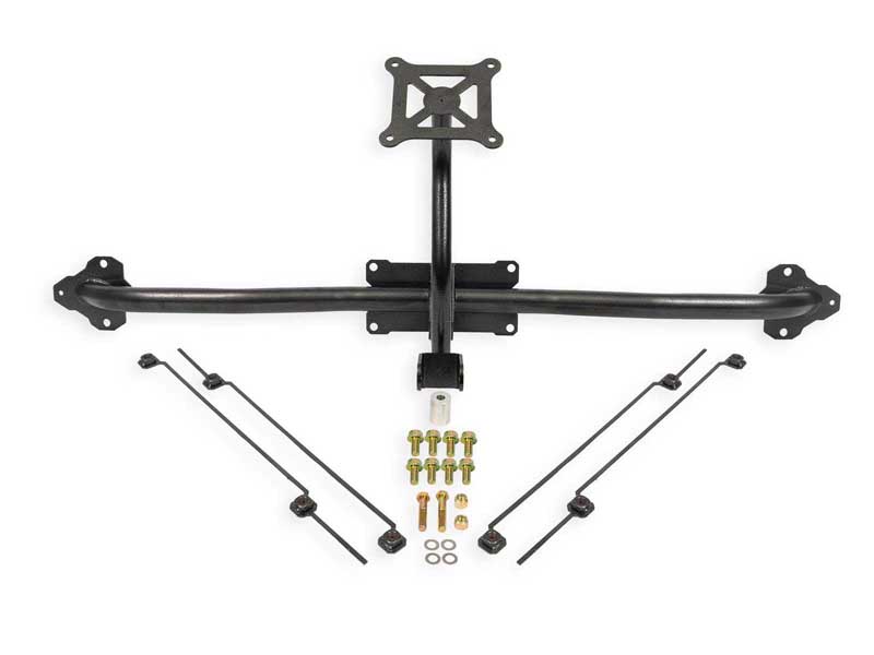BMR PM570H Parachute Mount, Bolt-on, Black Hammertone for 2014-2019 Corvette C7 & Z06