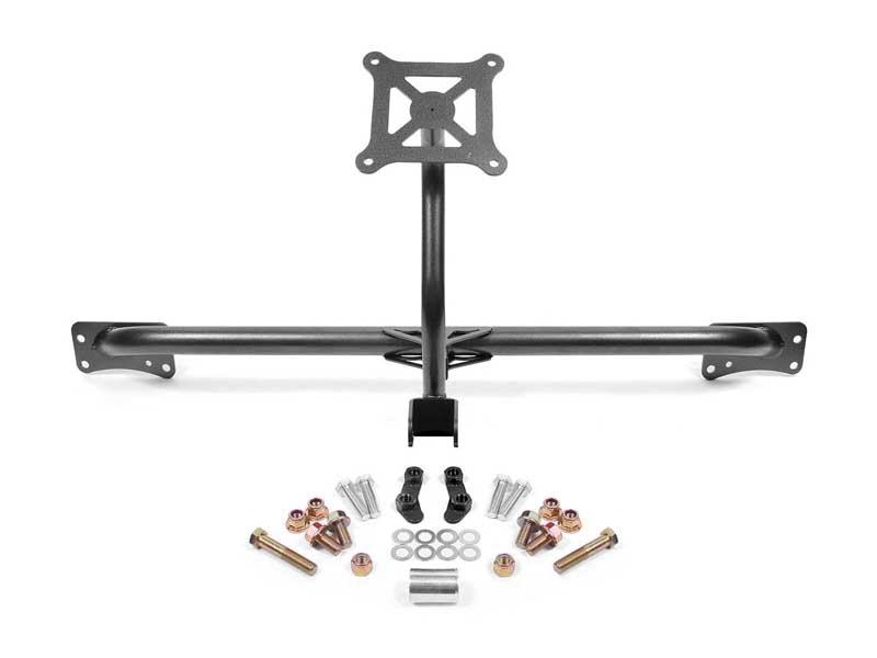 BMR PM760H Parachute Mount, Bolt-on, Black Hammertone for 2015-2026 Mustang S550/S650