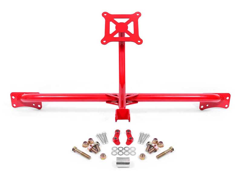 BMR PM760R Parachute Mount, Bolt-on, Red for 2015-2026 Mustang S550/S650
