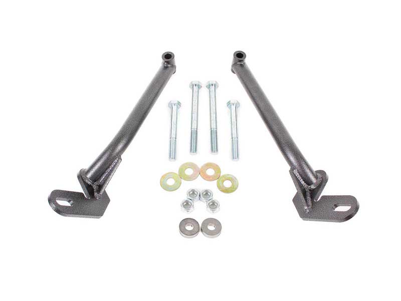 BMR RB003H Control Arm Reinforcement Braces, Black Hammertone for 1978-1987 G-Body