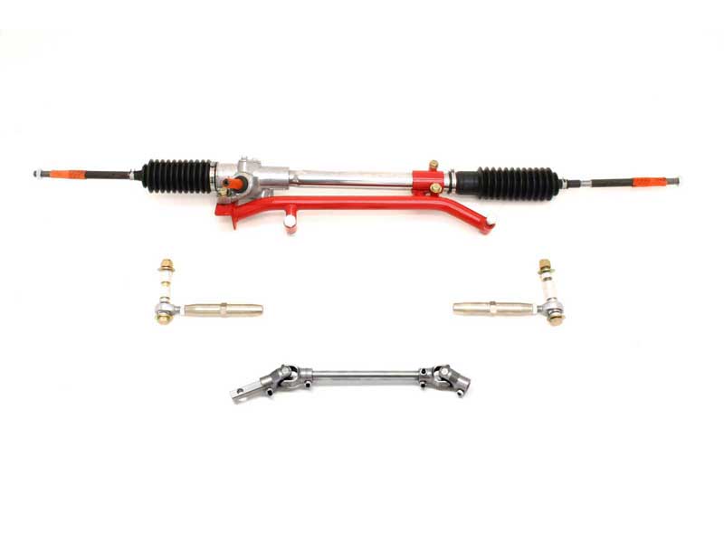 BMR RK002R Manual Steering Conversion Kit, Use With Stock K-member Only, Red for 1993-2002 F-Body