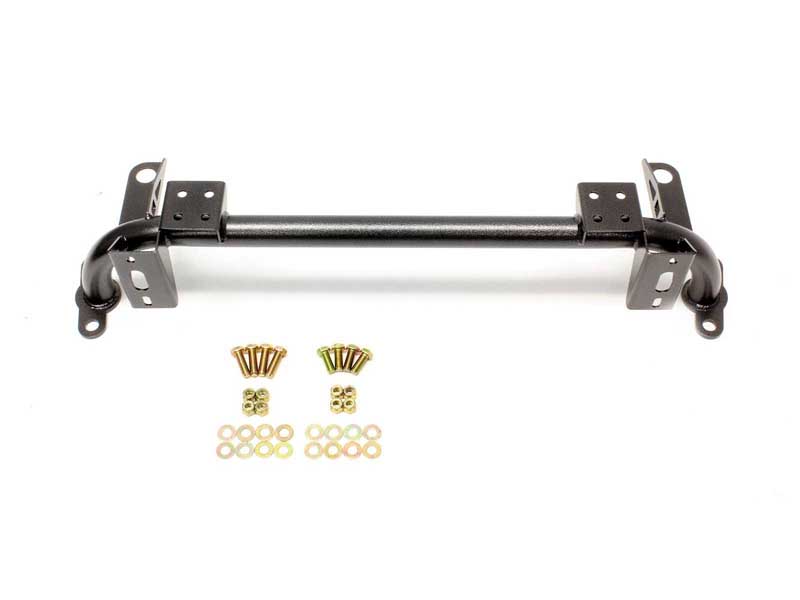 BMR RS003H Radiator Support With Sway Bar Mount, Black Hammertone for 2005-2014 Mustang