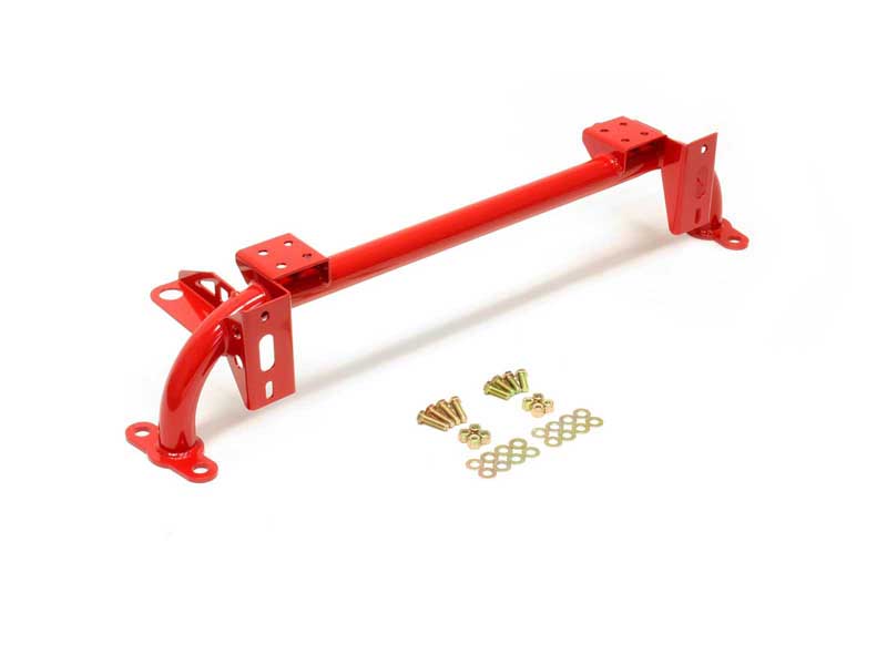 BMR RS003R Radiator Support With Sway Bar Mount, Red for 2005-2014 Mustang