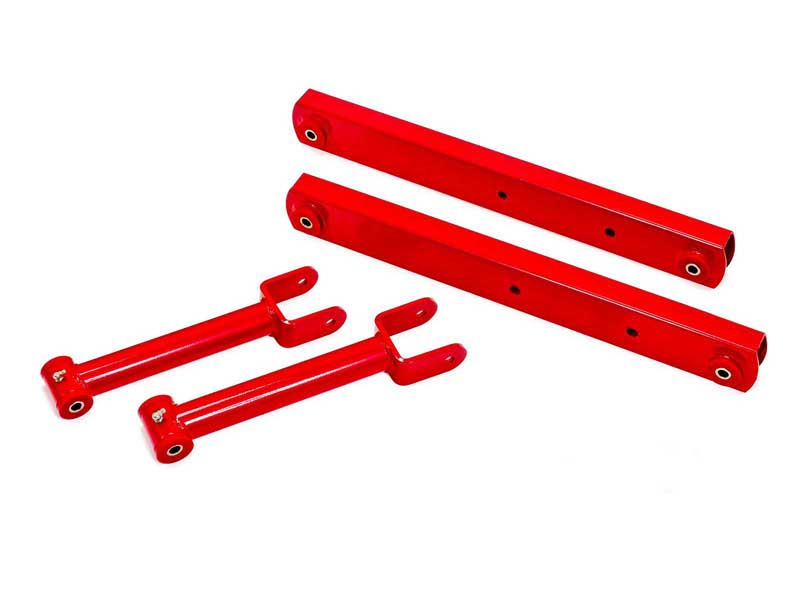 BMR RSK002R Rear Suspension Kit, Non-Adjustable, (BCA005, UTCA010), Red for 1964-1967 A-Body