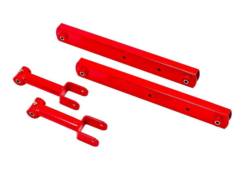 BMR RSK012R Rear Suspension Kit, Non-Adjustable, (BCA005, UTCA004), Red for 1968-1972 A-Body