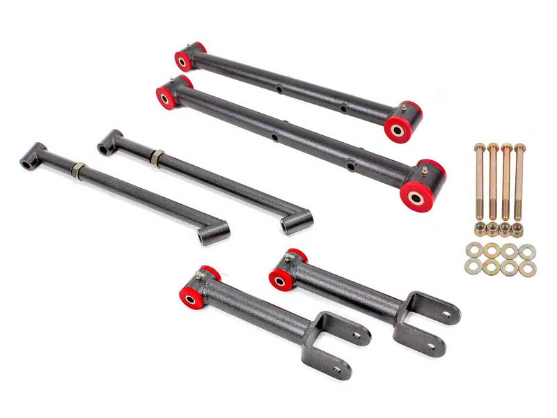 BMR RSK017H Rear Suspension Kit, Non-Adj, (TCA034, UTCA004, RB002), Black for 1968-1972 A-Body