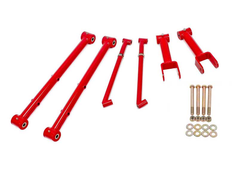 BMR RSK017R Rear Suspension Kit, Non-Adjustable, (TCA034, UTCA004, RB002), Red for 1968-1972 A-Body
