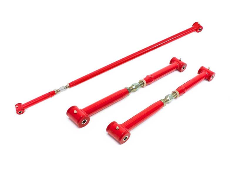 BMR RSK035R Rear Suspension Kit, On-car Adj With Poly TCA002, PHR002, Red for 1982-2002 F-Body