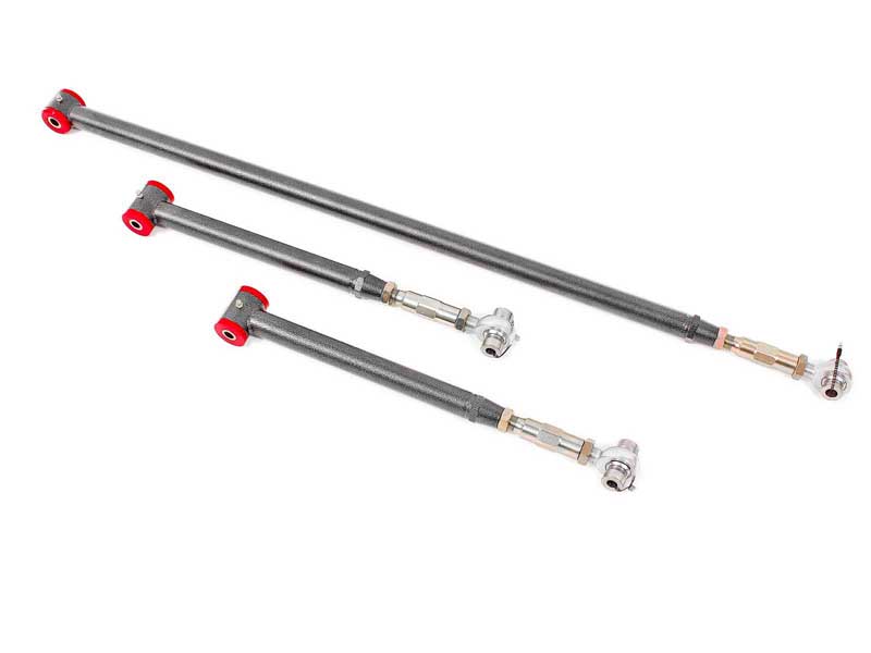 BMR RSK036H Rear Suspension Kit, On-car Adj, Poly/Rod End TCA004, PHR010, Black for 1982-2002 F-Body