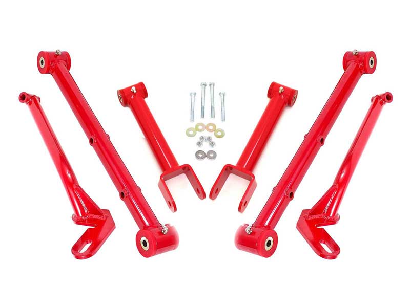 BMR RSK466R Rear Suspension Kit, Non-Adjustable, (TCA039, UTCA006, RB003), Red for 1978-1987 G-Body