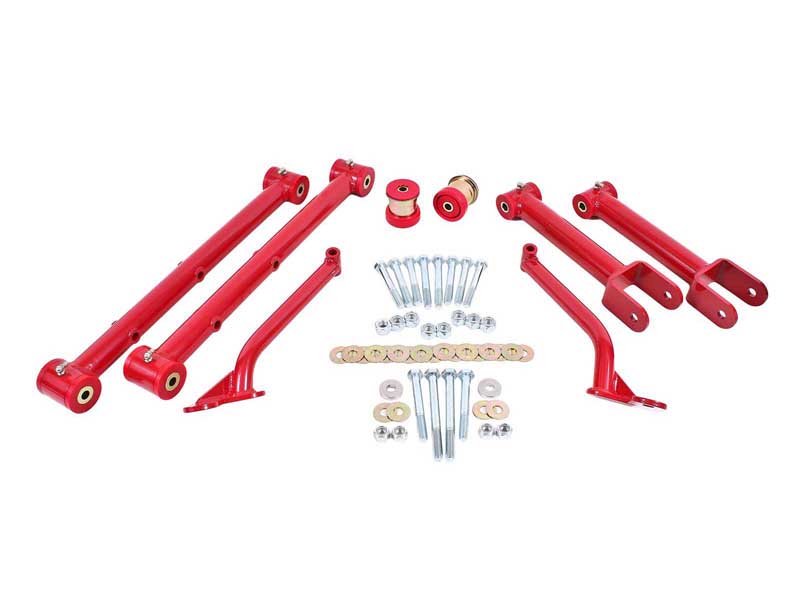 BMR RSK468R Rear Suspension Kit (TCA039, UTCA006, RB003, BK044, RH003), Red for 1978-1987 G-Body