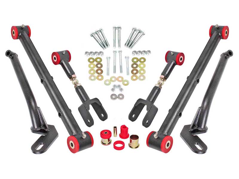BMR RSK469H Rear Suspension Kit (TCA039, UTCA055, RB003, BK044, RH003), Black for 1978-1987 G-Body
