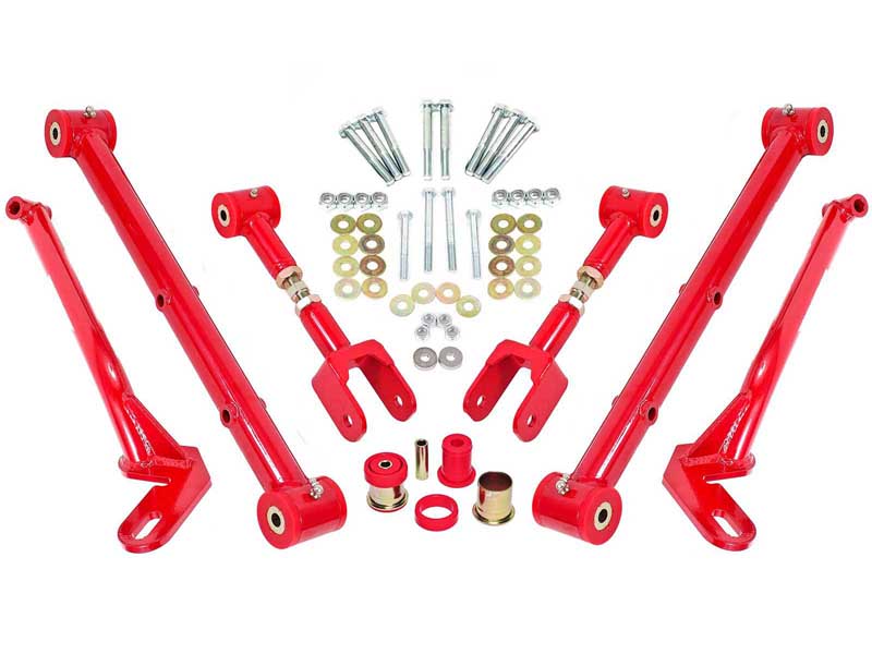 BMR RSK469R Rear Suspension Kit (TCA039, UTCA055, RB003, BK044, RH003), Red for 1978-1987 G-Body