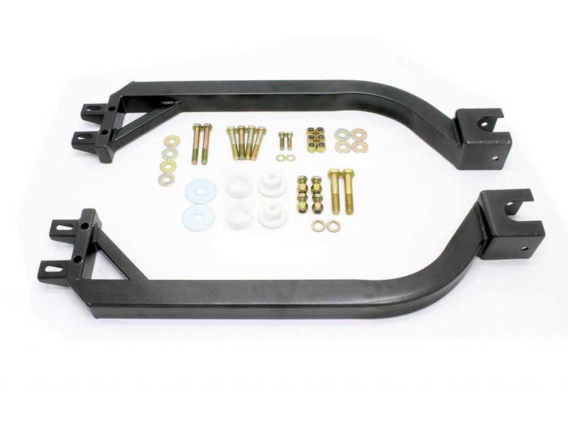 BMR SFC005H Subframe Connectors, Bolt-on, Black Hammertone for 1967-1969 F-Body, 1968-1974 X-Body