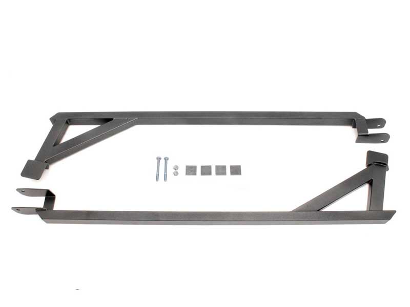 BMR SFC008H Subframe Connectors, Weld-On, Boxed, Inside Frame Exhaust, Black for 1982-1992 F-Body