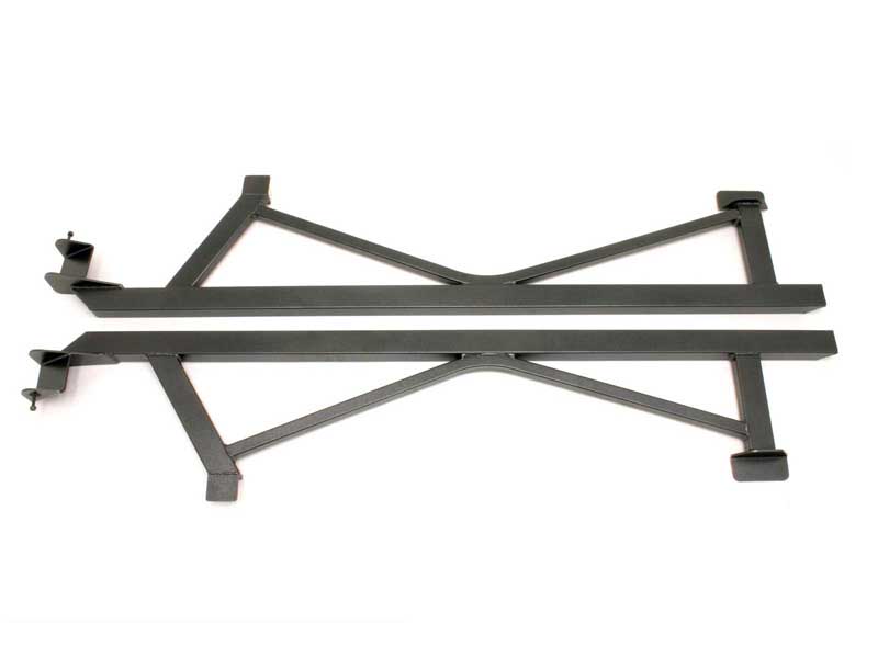 BMR SFC011H Subframe Connectors, Weld-On, Boxed, Black Hammertone for 2005-2014 Mustang