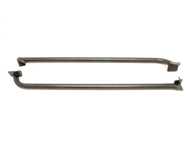 BMR SFC012H Subframe Connectors, Weld-On, Tubular, Black Hammertone for 2005-2014 Mustang
