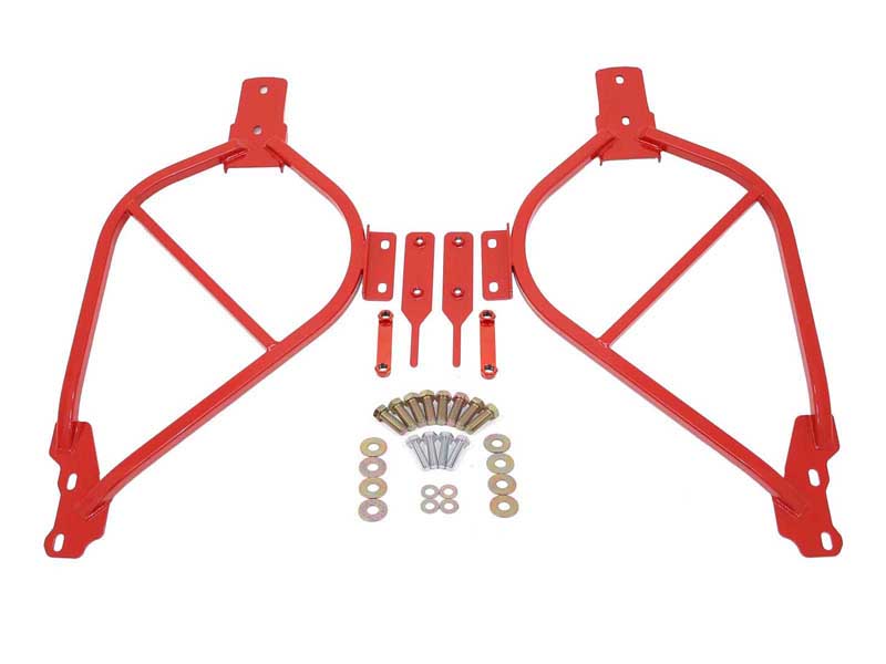 BMR SFC013R Subframe Connectors, Bolt-on, Red for 2008-2009 Pontiac G8, 2014-2017 Chevy SS