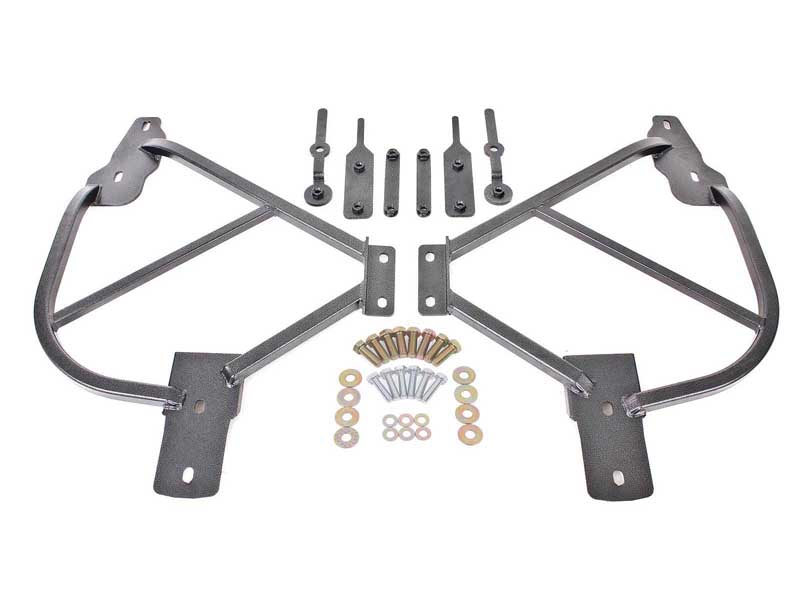 BMR SFC015H Subframe Connectors, Bolt-on, Black Hammertone for 2010-2015 Camaro