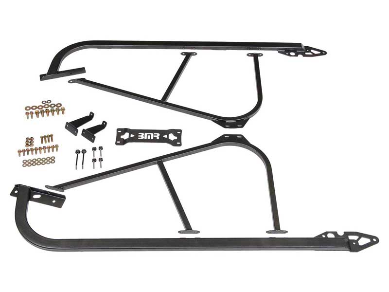BMR SFC110H Subframe Connectors, Bolt-on, Black Hammertone for 2008-2023 Challenger
