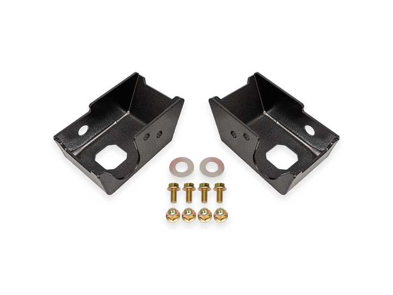 BMR SG1860H Rear Shock Mount Skid Plates, Black Hammertone for 2021-2026 Bronco