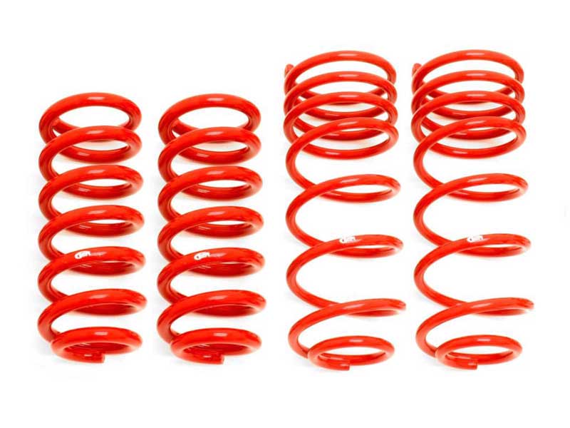 BMR SP001 Lowering Spring Kit, Set Of 4, 1.25" Drop, Red for 1993-2002 F-Body