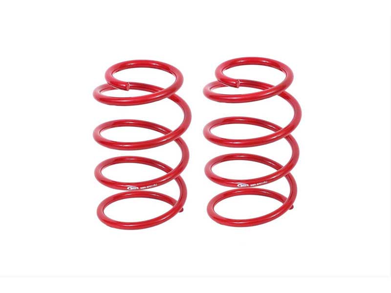 BMR SP011R Lowering Springs, Front, 1.5" Drop, Performance, GT, Red for 2005-2014 Mustang