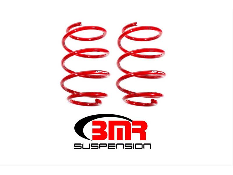 BMR SP042R Lowering Springs, Front, Performance Version, V8, Red for 2016-2024 Camaro