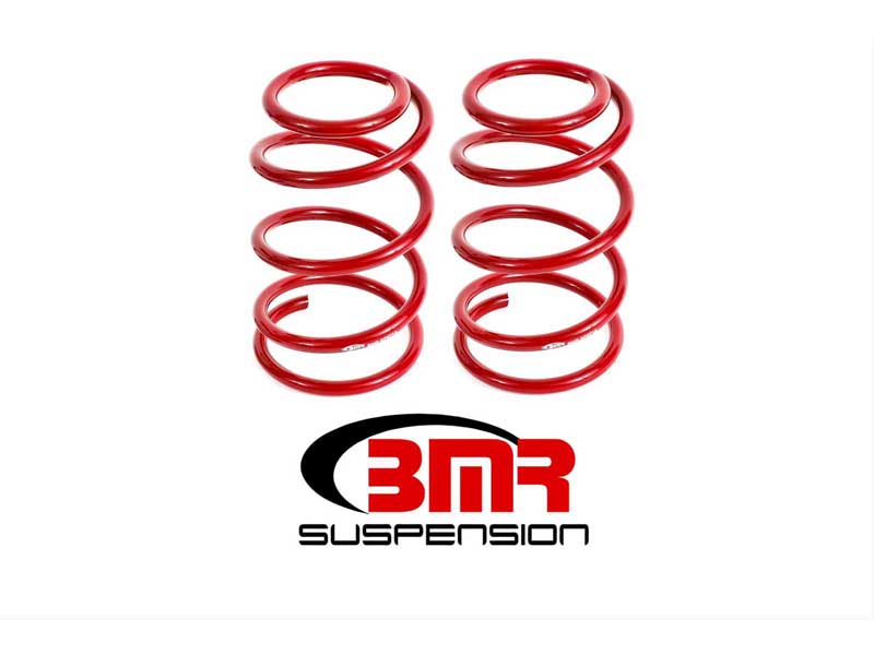 BMR SP071R Lowering Springs, Front, 1.5" Drop, Performance, GT500, Red for 2007-2014 Mustang GT500