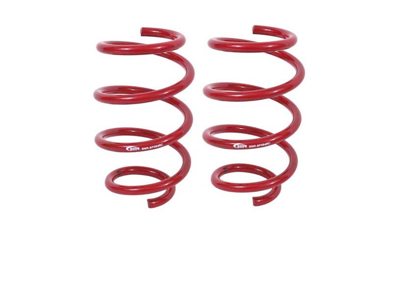 BMR SP084R Lowering Springs, Front, Handling Version, Red for 2015-2026 Mustang S550/S650
