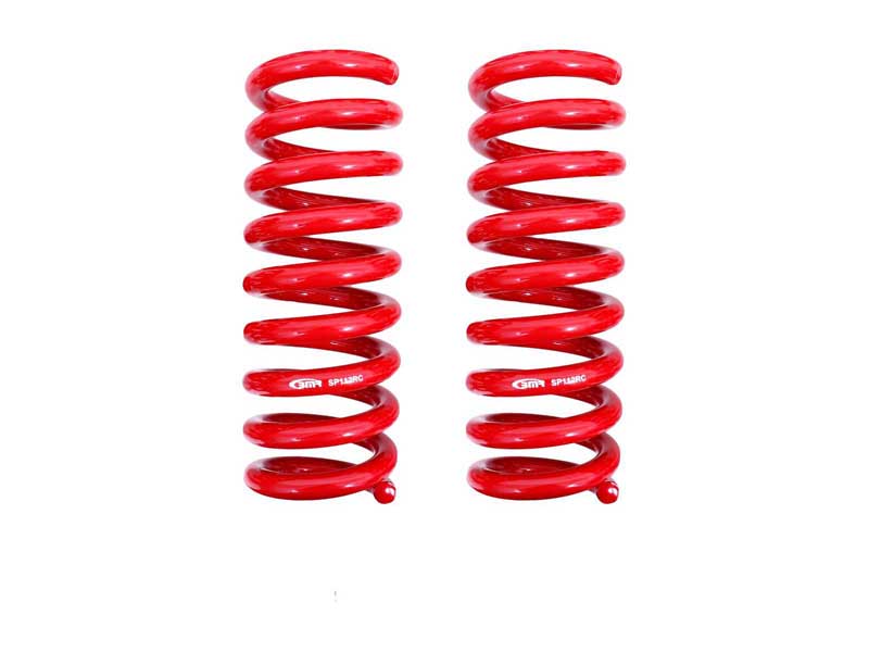 BMR SP112R Lowering Springs, Rear, 1.25" Drop, Performance Version, Red for 2008-2023 Challenger
