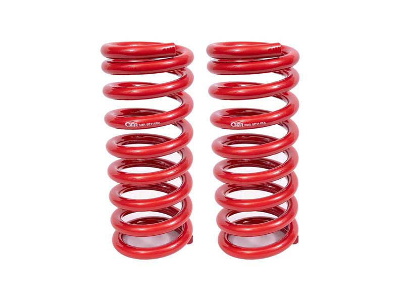 BMR SP314 Lowering Springs, Front, 3" Drop, Small Block, Red for 1967-1969 F-Body, 1968-1974 X-Body