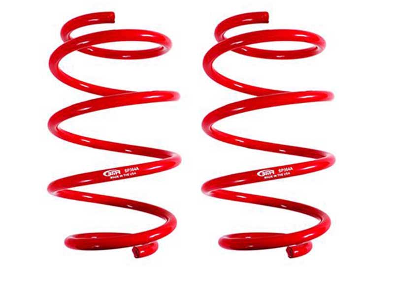BMR SP364R Lowering Springs, Front, Minimum Drop, Performance Version, Red for 2016-2024 Camaro