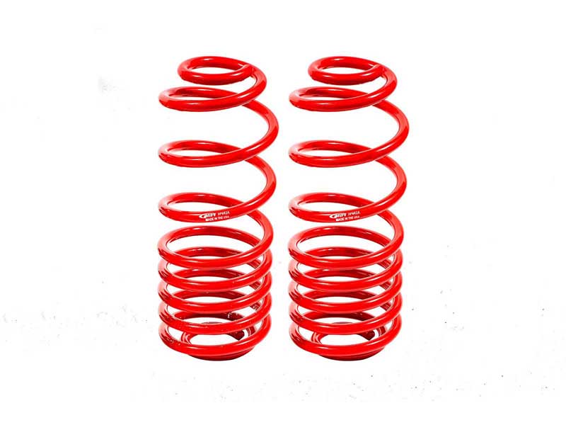 BMR SP641 Lowering Springs, Front, 2.0" Drop, Red for 2002-2009 Trailblazer