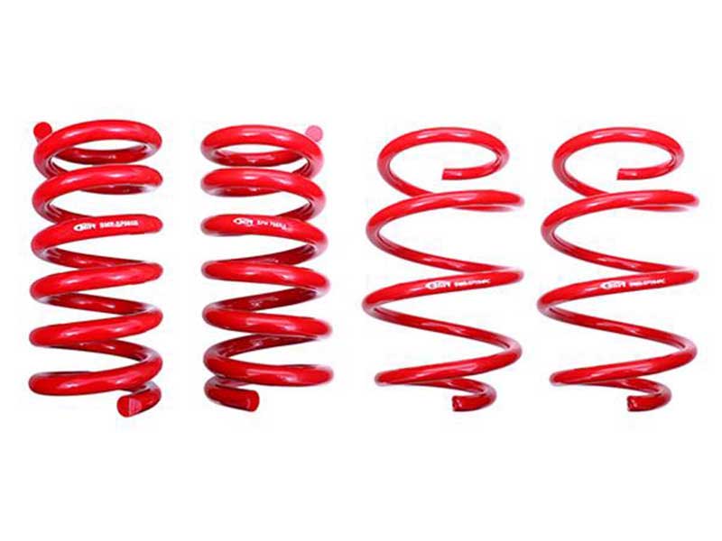 BMR SPH765R Lowering Springs, Set Of 4, Handling, GT350, Red, 18-26 Mustang, 15-20 Mustang GT350
