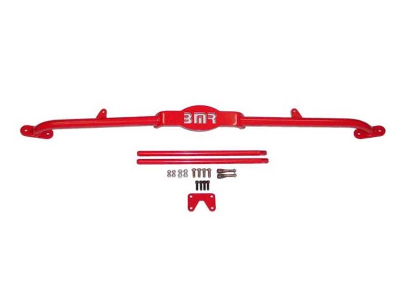 BMR STB004R Strut Tower Brace, 3 Point Mount, TPI Only, Red for 1982-1992 F-Body