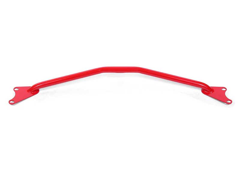 BMR STB010R Strut Tower Brace, V-6, Red for 2005-2010 Mustang
