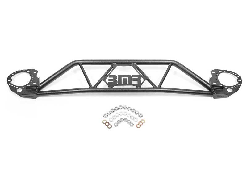 BMR STB760H Strut Tower Brace, Front, Twin Tube Design, Black for 2015-2026 Mustang S550/S650