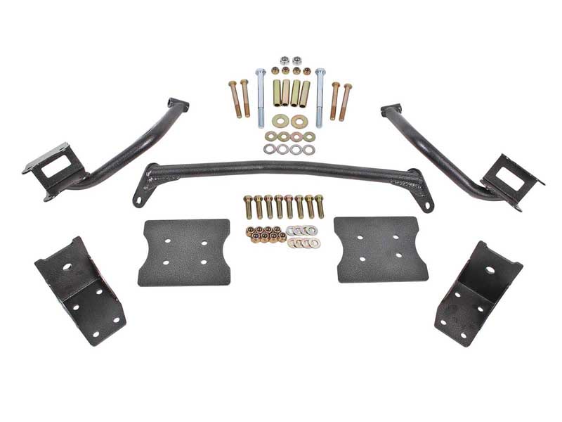 BMR TBR004H Torque Box Reinforcement Plate Kit(TBR005H And TBR003H), Black for 1979-2004 Mustang