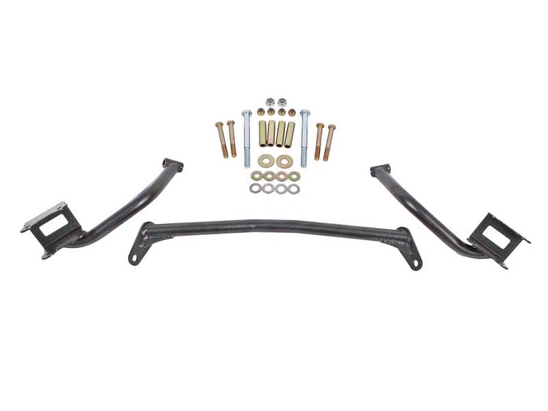 BMR TBR005H Torque Box Reinforcement Plates, Upper Only (tubular Style), Black for 1979-2004 Mustang